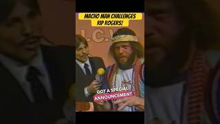 Macho Man Randy Savage challenges Rip Rogers randysavage [upl. by Rosemari]