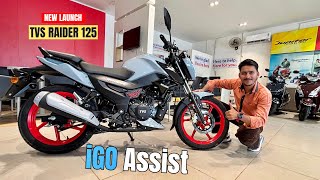 “New TVS Raider 125cc iGo Assist🔥First Look  PriceMileage amp Features Review ​⁠​⁠​⁠​⁠BikesHunt [upl. by Aitat562]