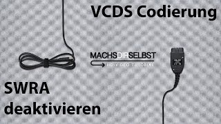 Golf VI Scheinwerferreinigungsanlage SWRA deaktivieren mit VCDS Tutorial HD [upl. by Otsuj]