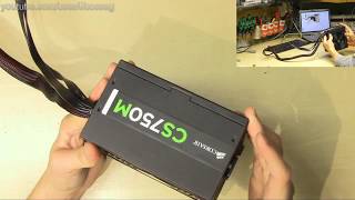 RECD STRM Old Corsair CS750M PSU teardown  repair [upl. by Yeslek]