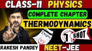 Thermodynamics Physics Class 11 One Shot last Minute Revision Rakesh Pandey Study club 24x7 [upl. by Yrannav]