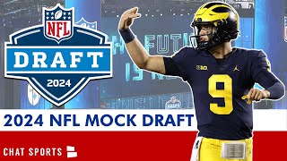 2024 NFL Mock Draft WITH Trades 1st Round And Some 2nd Round Projections Ft 3Team Trade [upl. by Jonina]