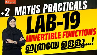 Plus Two Maths Practicals  Lab 19  Invertible Functions  Eduport Plus Two [upl. by Lorenzana685]