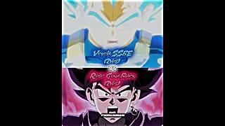 Vegeta SSBE vs Rose Goku Black shorts dbs dbz [upl. by Obala]