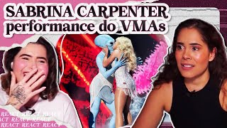 REACT  PERFORMANCE DE SABRINA CARPENTER NO VMA Please Taste Espresso  feat AlieAqui [upl. by Iinde]