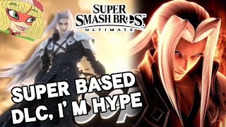 BASED SEPHIROTH LETS GOOOO 👏🏾  Smash Ultimate Sephiroth Reveal Reaction [upl. by Oiram]