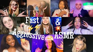 ASMR  Fast And Aggressive Triggers ✨COLLAB✨ [upl. by Ainnos]