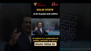 1 Minute Chemistry  01 Crystal amp Lattice  Solid States vyasedification chemistry short [upl. by Dorinda]