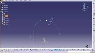 Catia Tutorial13 Multi Section Solid Part III [upl. by Noby885]