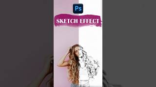 Amazing Sketch Effect in Photoshop adobetips photoshoptutorial photoshopedit [upl. by Inama]