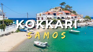 KOKKARİ  SAMOS  WALKING TOUR  PLACES TO SEE  SISAM ADASI  GREECE  SAMOS ISLAND [upl. by Duffie]