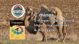 C Minor Scale Chord Arpeggio and Improvisation Duet  Play Along  Faber Scale and Chord Book [upl. by Dode922]