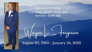 Celebration of Life Service for Wayne L Ferguson [upl. by Egin]