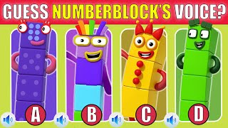 Can You Guess the NUMBERBLOCKS Characters by Their Voice [upl. by Imeka626]