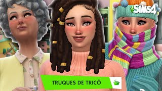 The Sims 4  TRICOTANDO SUÉTER PROIBIDO PLOPSY CADEIRA DE BALANÇO TRUQUES DE TRICÔ [upl. by Niwrehs]