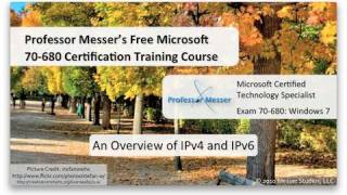 An Overview of IPv4 and IPv6  Microsoft 70680 41 [upl. by Sirmons111]