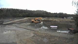 Kirklees College New Engineering Centre  Timelapse Progress December 2011 [upl. by Ydnic]