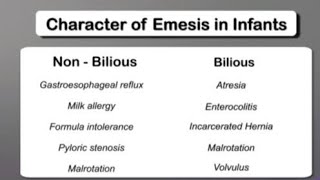 bilous vs non bilious vomiting  high yield flashcards [upl. by Oruhtra]