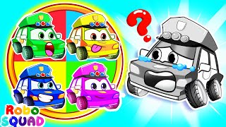 Find My Color Song 🌈😱 Meet Our Baby Brother  Nursery Rhymes  RoboSquad Kids Songs [upl. by Oshinski]