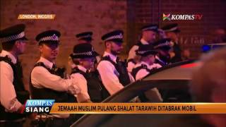 Jemaah Muslim di Inggris Ditabrak Mobil Misterius [upl. by Wey792]