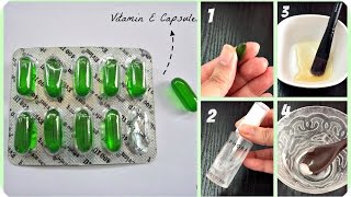 Top 5 Uses of Vitamin E Capsules for Skin amp hair Care  100 Result [upl. by Man]