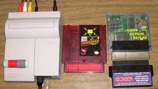 NES Nintendo  Game Action Replay  PowerPak on Component modded Top Loader [upl. by Aseeram]