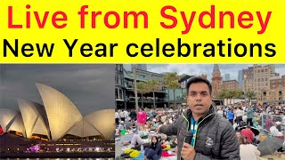 Live from Sydney New year celebrations Sydney Australia New year 2024 fireworks Live Sydney [upl. by Etiam]