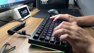 Meu Novo Teclado Custom  Review Akko 5075s VIA [upl. by Henrique]