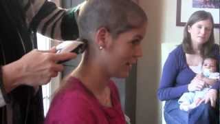 Jaclyn Tahboub Shaves Her Head for Cancer [upl. by Mimi]