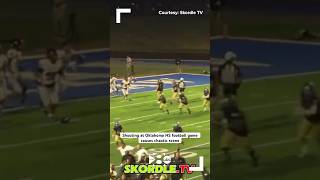 Oklahoma high school football shooting caught on video shortsfeed [upl. by Sateia]