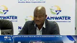 NamWater to invest over N230 million in OgongoOshakati Pipeline  nbc [upl. by Aniger102]