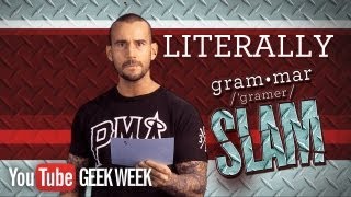 CM Punks Grammar Slam  Literally vs Figuratively [upl. by Aciras]