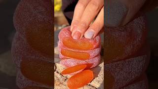 😍😍😍fruit fruitcarvingorange satisfying nature support viralshort viralvideo [upl. by Aitetel119]