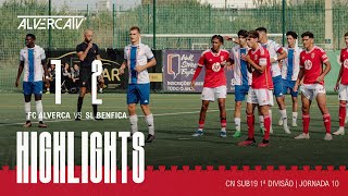 FC Alverca 12 SL Benfica  Highlights [upl. by Yhtac]