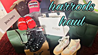 Harrods HaulSale ItemsMajePalm AngelsDsquared2 etc [upl. by Lahsram]