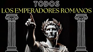 EMPERADORES ROMANOS  Cronología completa desde Augusto hasta Rómulo Augústulo Lista [upl. by Arenahs]