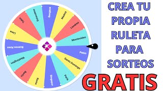 Crea una Ruleta para Sorteos Fácilmente con AppSorteos Tutorial Gratis [upl. by Verney]