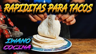 RAPIDITAS PARA TUS TACOS 🖖  TAPAS PARA TODOS 🌮  by Iwano Cocina [upl. by Tinya]