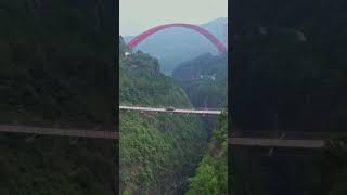 Chongqing Dadonghe Iron Cable Bridge without piers and cablestayed ropes [upl. by Iy]