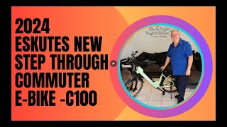 Eskute C100 the new budget friendly step through commuter ebike for 2024 Your going to like it [upl. by Odraode]