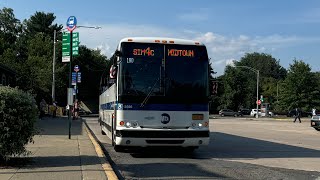 2015 Prevost X345 2566 SIM4C Express Bus from Eltingville Transit Center to 23rd Street [upl. by Aniger]