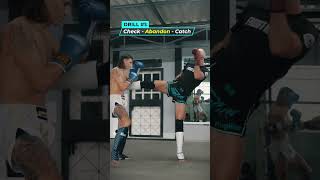 STOP ❌ biting on fakes in Muay Thai kickingdrills [upl. by Nuawad]