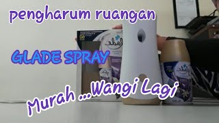 Review Glade Spray Automatic Pengharum ruangan tahan lama [upl. by Nimajnab]