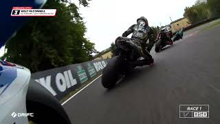 2024 Bennetts British Superbikes Round 8  Cadwell Park Race 1 onboard highlights [upl. by Felise]