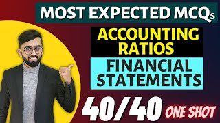 Most Expected MCQs of Class 12 Accounts Term 1  Accounting Ratios amp Financial Statements Imp MCQs [upl. by Monetta]