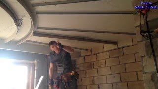 потолки из гипсокартона  солнышко  часть 3  plasterboard ceilings sun Part 3 [upl. by Attenaj]