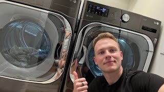 7 month UPDATE Lg Washer  Dryer review wm8900 [upl. by Orelee]