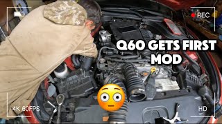 Q60 GETS TEST PIPES 🔥🔥 EXTREMELY LOUD [upl. by Lalaj]