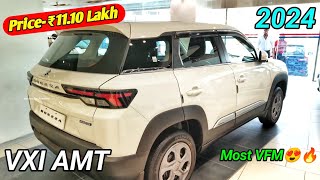 Maruti Brezza 2024 VXI Automatic With Price❤️amp Features Detailed Review❤️ [upl. by Dnanidref]