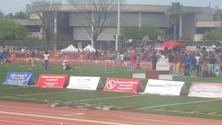 2017 Allen Woodard Texas Southern Relays World record 4909 m4549 400 meter run [upl. by Greysun]